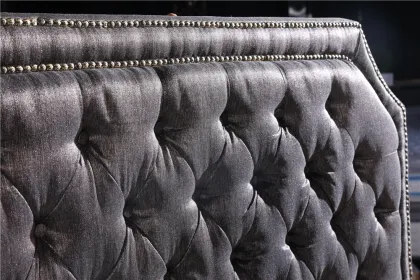 Button Tufted King Bedroom Furniture Headboard