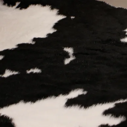 Cow skin carpet Cowhide rug Animal fur rug Faux fur mat