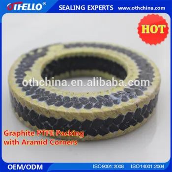 PTFE Packing with aramid in corners reinforced packing
