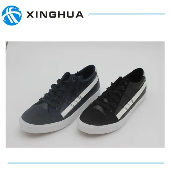 2017 Lace up New Hot Sale Wholesale Men′s Canvas Shoes