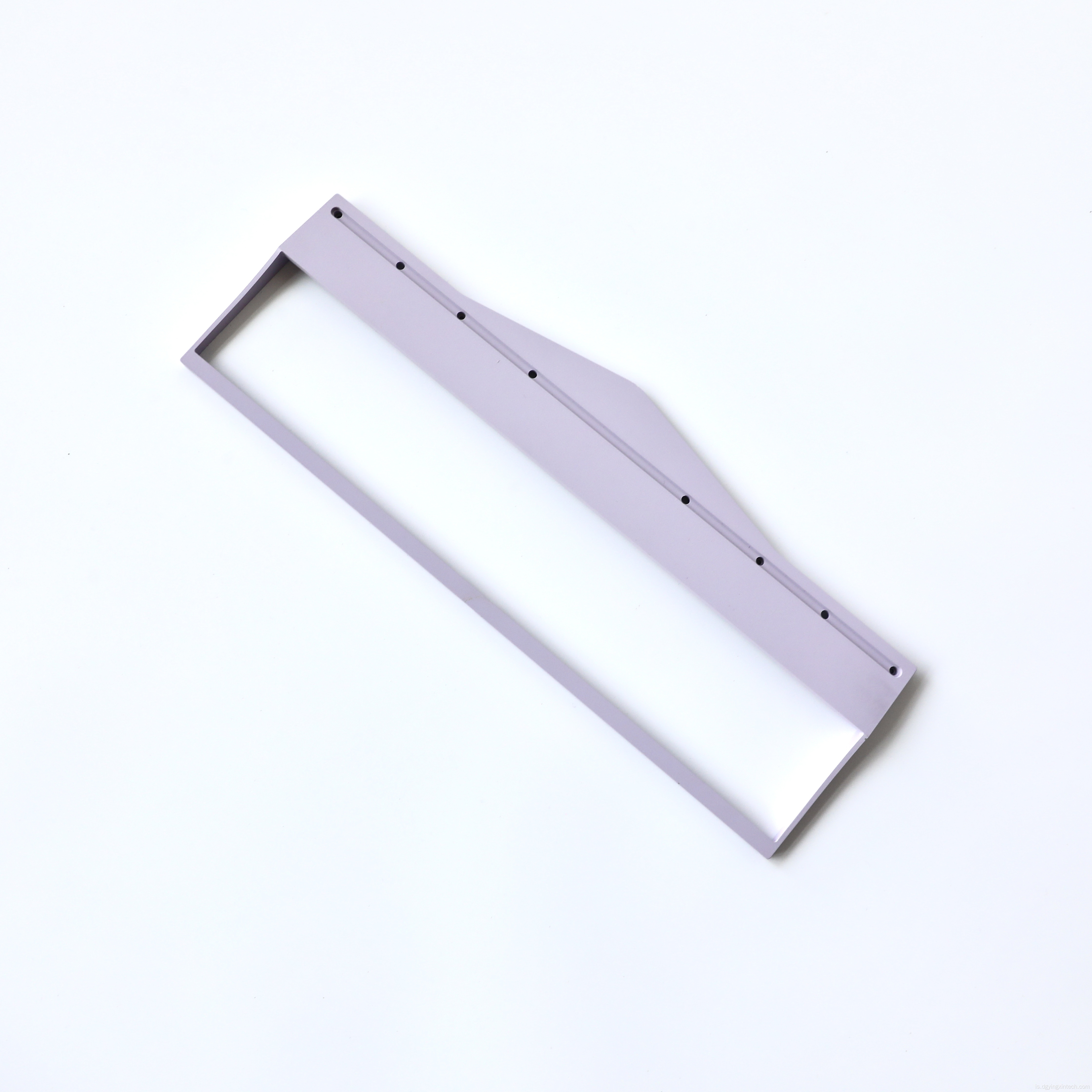 Sérsniðin CNC vinnslu lyklaborðsplata anodized ál