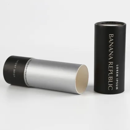 Custom Luxury Clothing Cylinder Favor Packaging Box