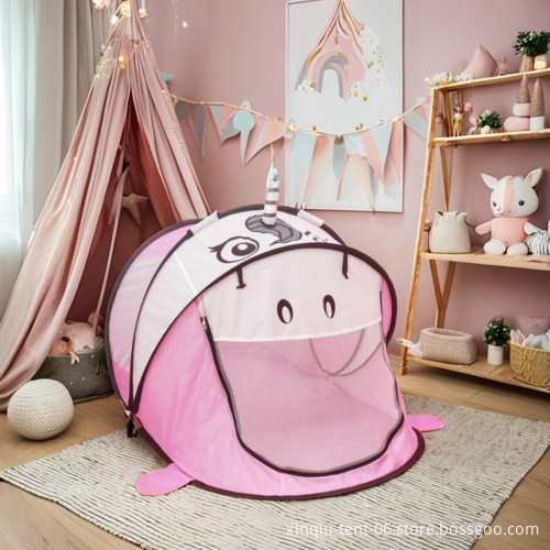 Wind Valley Kids Pop-Up Tent - Portable Polyester Fiberglass Pole Shelter for 2