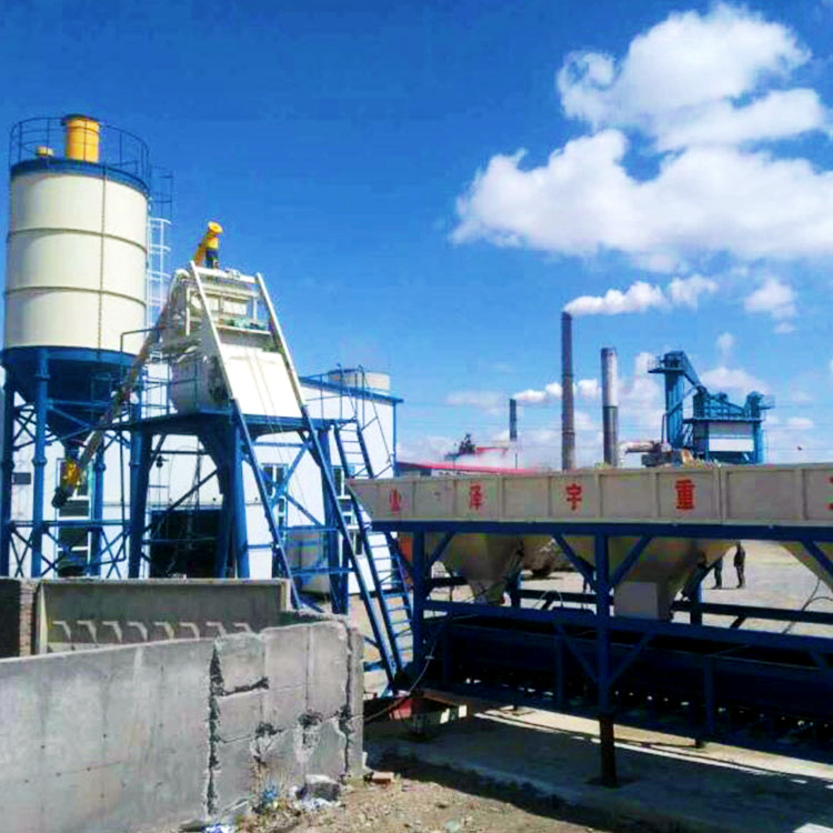 Fully automatic factory 35m3/h concrete mixing plant