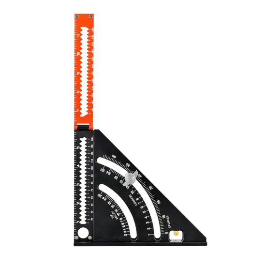 3D Multi-Angle Aluminum Folding Triangle Carpenter Ruler: Precision Measuring Tool