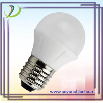 E27 g45 ceramic 400lm 4w led bulb replacement incandescent
