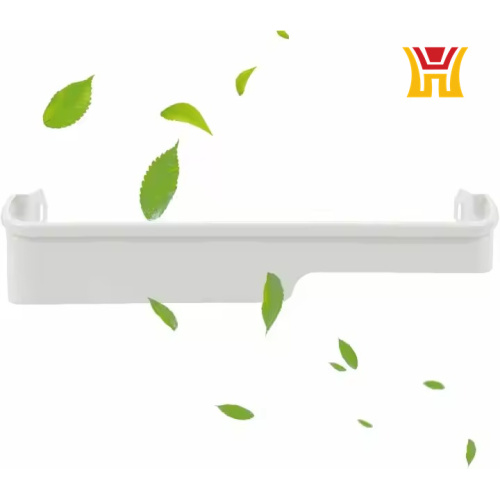 Refrigerator Door Bin Shelf White ABS Plastic