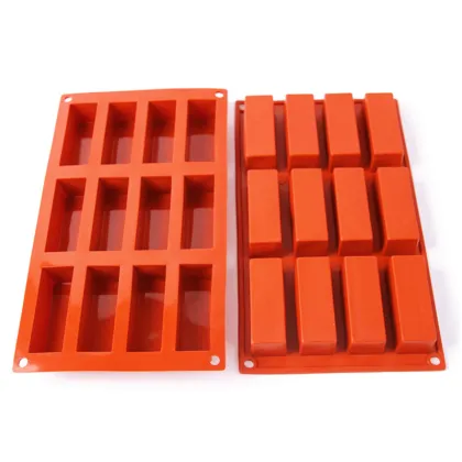 Rectangular Mousse Cake Silicone Mold - DIY Baking Tool for Mooncakes, Chocolate, and Ice Cream