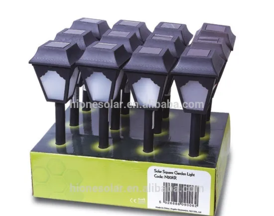 plastic solar lawn light for yard