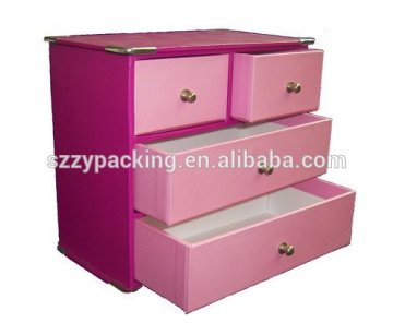 Environmental Customized sliding drawer box, decorative cardboard drawer storage box