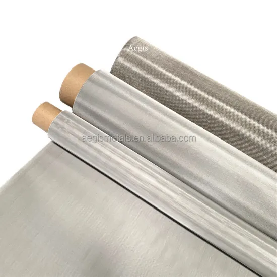 Nichrome 2080 Alloy Wire Mesh Screen - 60 to 120 Mesh Fabric