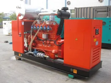 Water Cooled Gas Backup Generator , Biogas Engine Equipment Generator