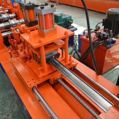 Metal Garage Doors Guide Rail Rolling Mill Machinery For Galvanized Sliding Shutter Door Guide Rails Manufactured Machine