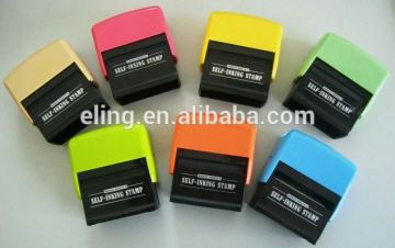 High Quality Office Self-inking Rubber plastic popsicle stick stamp