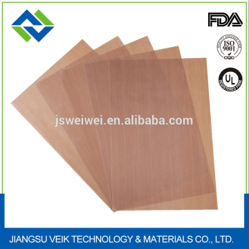 Teflon brown color high non stick solar module laminator fabric