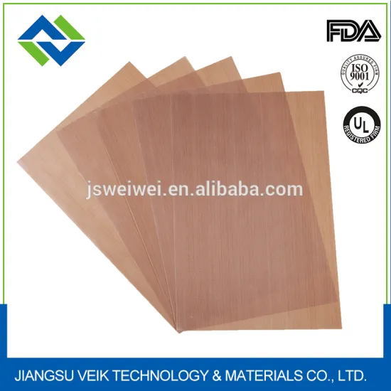 Teflon brown color high non stick solar module laminator fabric