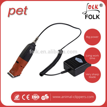 Newest design Professional FOLK electric power supply animal pet clippers with A5 series blades