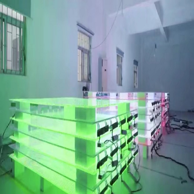 Led Light Transparent Glass