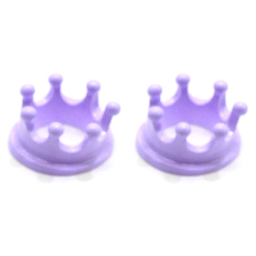 Charms in resina colorata Princess Crown Charms in miniatura Mini Cartoon Crown Accessori in resina fai-da-te