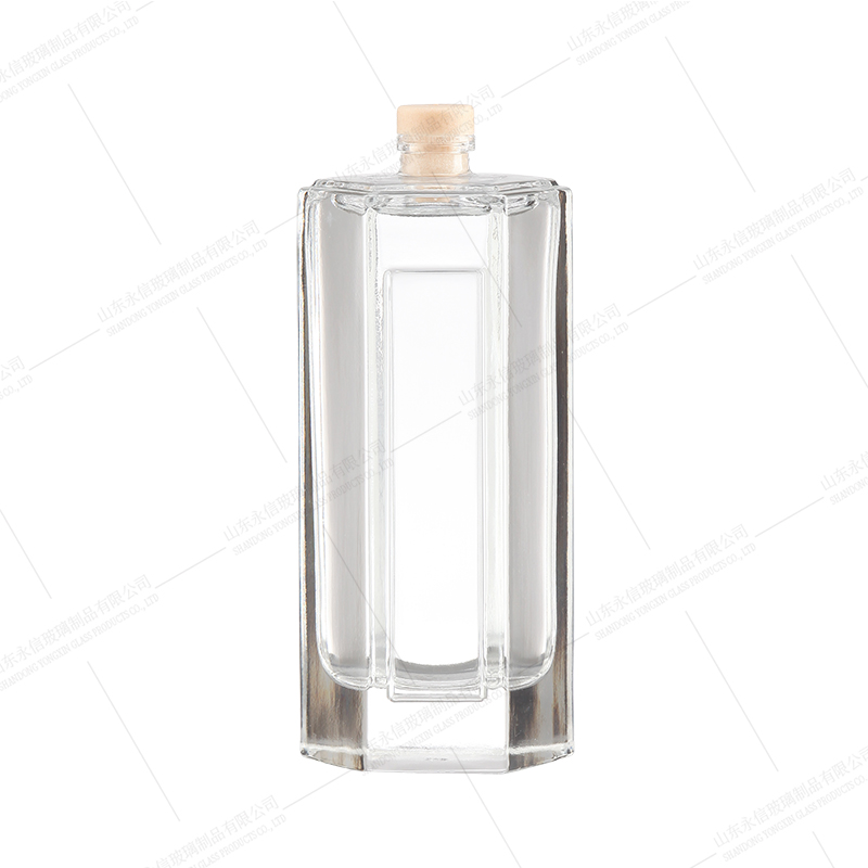 Hexagon octagon glass perfume spray diffuser bottles