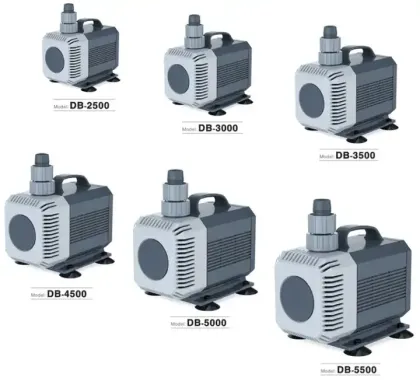 Jeneca Submersible Electric Water Pumps: Models DB-3000, DB-2500, DB-3500, DB-4500, DB-5000, DB-5500 - Specifications and Features