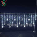 LED Curtain Star Icicle Lights