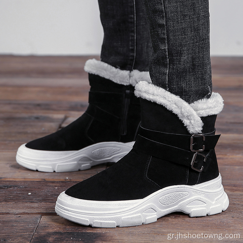 Ανδρικά χειμερινά ζεστά παπούτσια Ankle Snow Boots