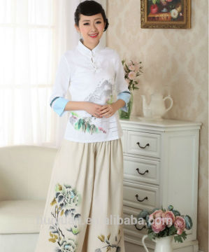 newest design hotel receptionist uniforms top + trousers