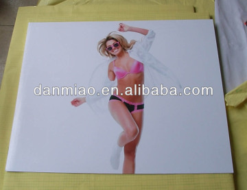 Wonderful girl's clothing supermarket poster printing with struts