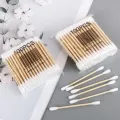 Tamponi di cotone in legno a doppia testa