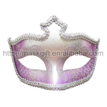 Popular Purple & Silver Halloween Venetian handmade Mask