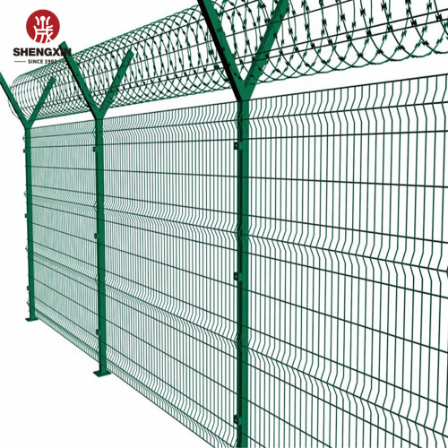 3d Welded Wire Fence Decorative Powder Coated 3D Welded Curved Panel Fence Factory