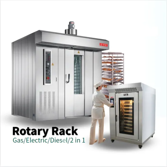 Hornos Rotativos para Panadería Industrial a Diesel con Vapor