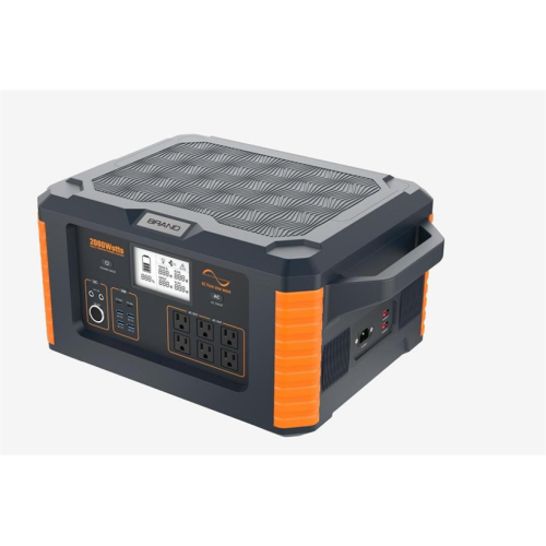 2000W/612000mAh Solar Generator for Outdoor Home Emergency