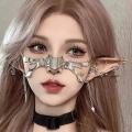 زیور صورت بینی با زنجیره فلزی گوتیک