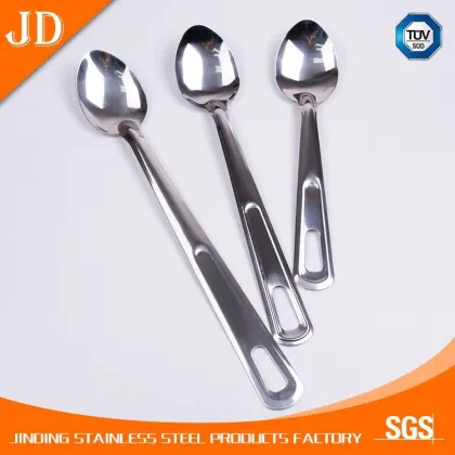 serving honey silver spoon