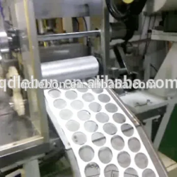 China best cosmetic cotton pads makeup making machine