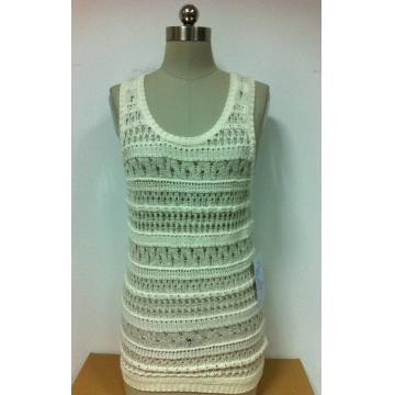 Donna Maglia Top di cotone e acrilico