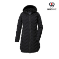 Parka de invierno con capucha para mujer