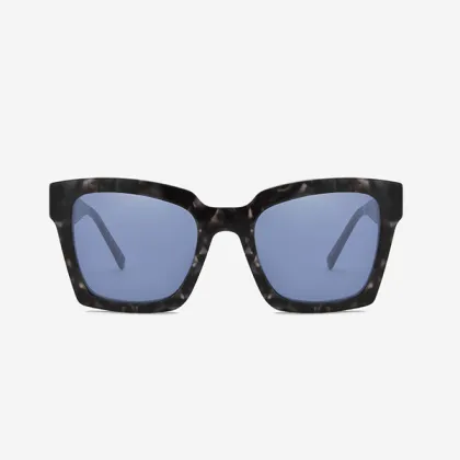 Square Angular Acetate Women`s Sunglasses