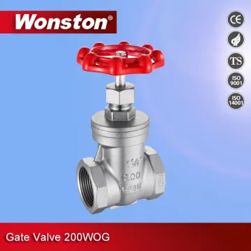 Stainless Steel Thread End Gate Valve with Bsp/NPT 200wog