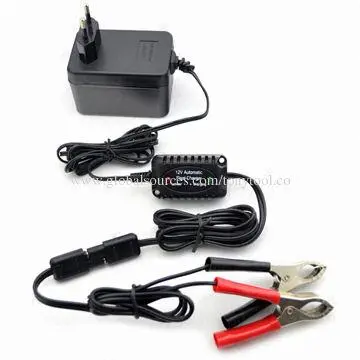 12V/600mA Car Battery Charger, Charge All Kinds of Lead-acid Batteries