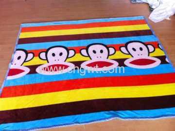 Big Mouth Monkey Blanket 