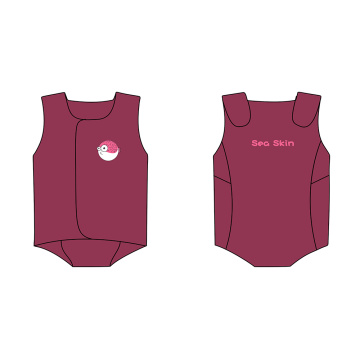 Seaskin neopreen wetsuit voor babymeisjes