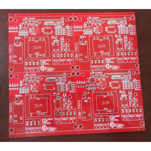 2 layer 4OZ PCB with red solder