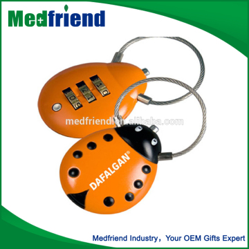 Customized Beetle shaped Cable Lock for Promotion
