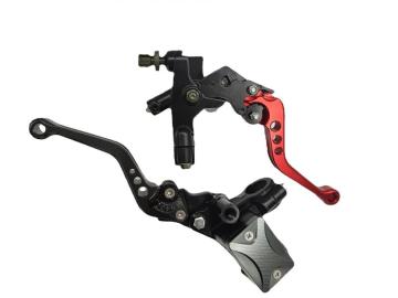 Manico di gruppo frizione appena modificato per moto
