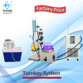 Laboratory rotary evaporator and vacuum pump