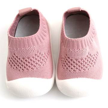 Design de moda algodão bebê meias sapatos