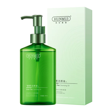 Hunmui Luxury Makeup Removing Oil with Green Tea Plant Extract - Refreshing, Non-Greasy Skin Care with Moisturizing Effects